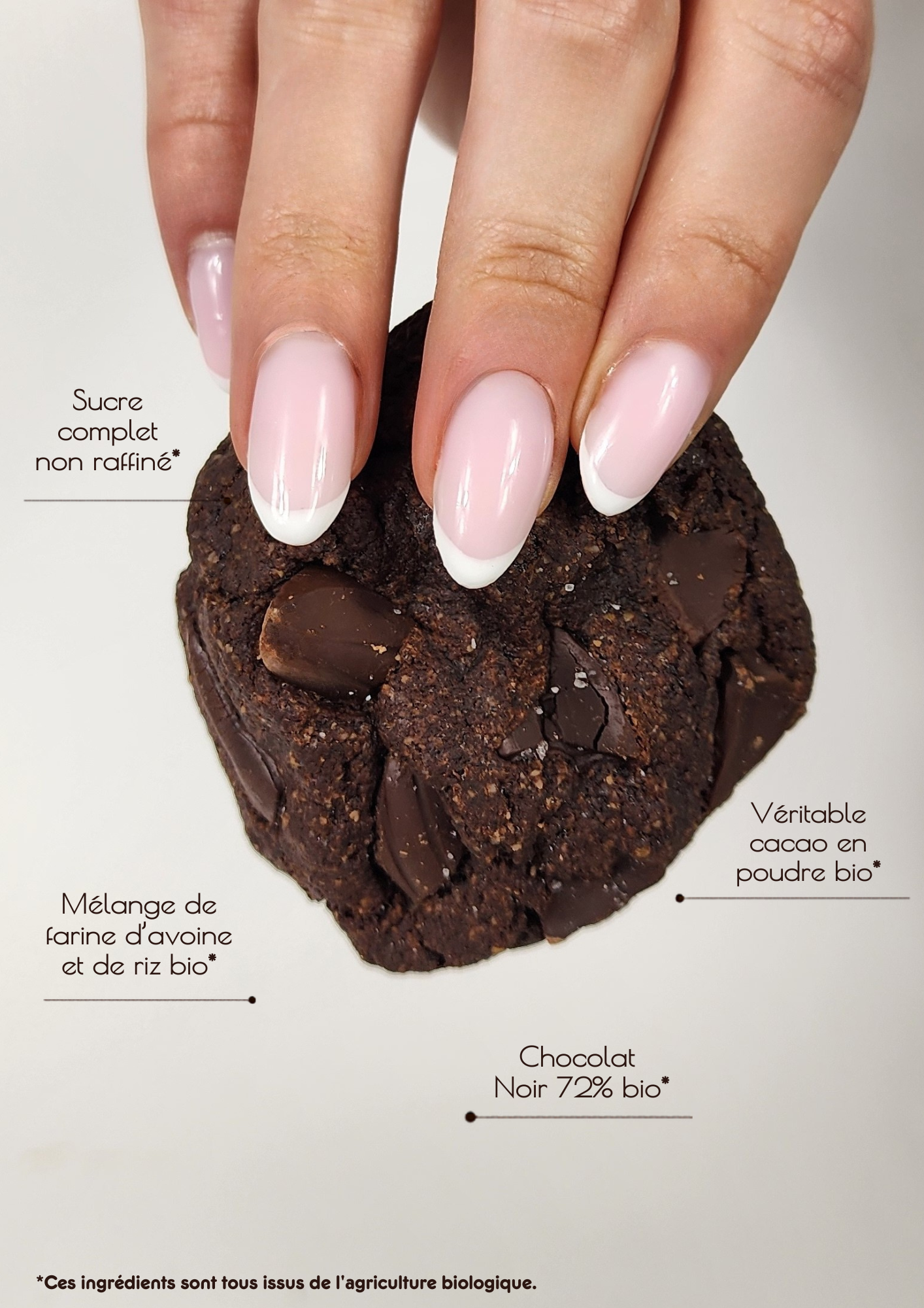 Préparation Sans Gluten pour cookies Tout Chocolat : Chocolat Intense