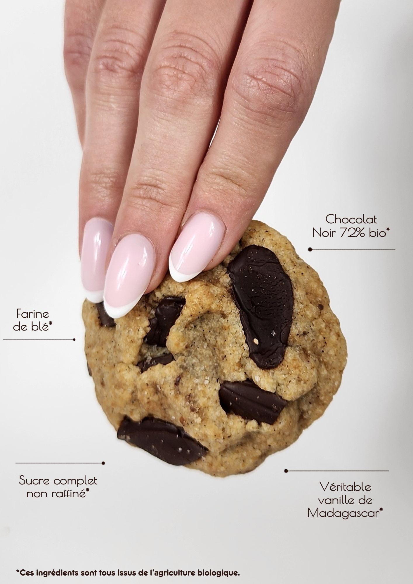 Préparation pour cookies Chocolat Noir / Sel de Guérande