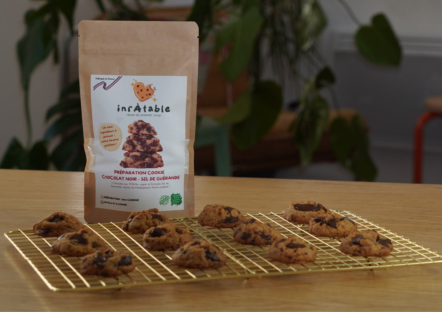 Préparation pour cookies Chocolat Noir / Sel de Guérande